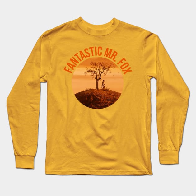 Fantastic Mr Fox Long Sleeve T-Shirt by AquaMockingbird